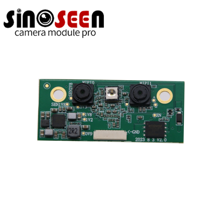 AI-aangedreven 3D-cameramodule voor gezichtsherkenning met RGB IR-dual sensoren UVC 720P-uitgang en design met laag vermogen